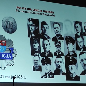 2025-05-21 85. Rocznica Zbrodni Katyńskiej. Pomordowani Policjanci
